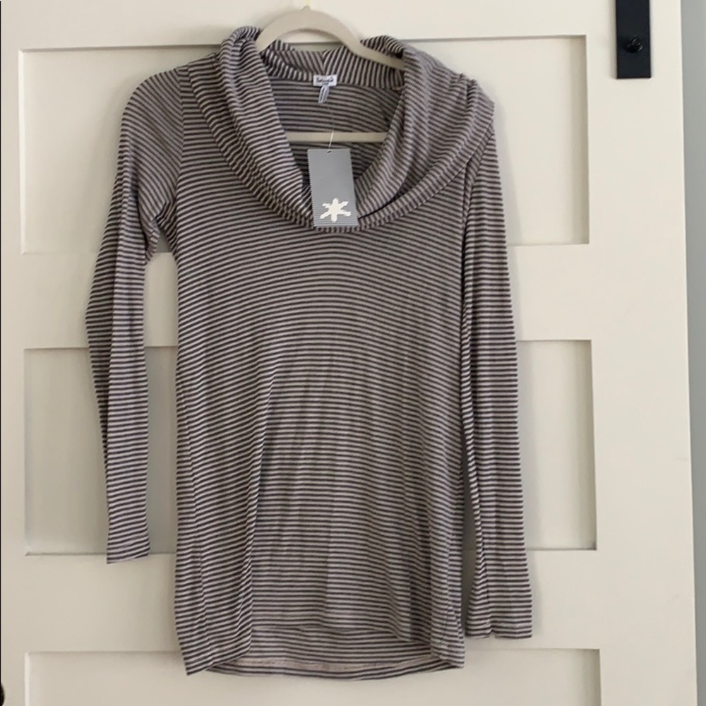 Splendid cowl neck top